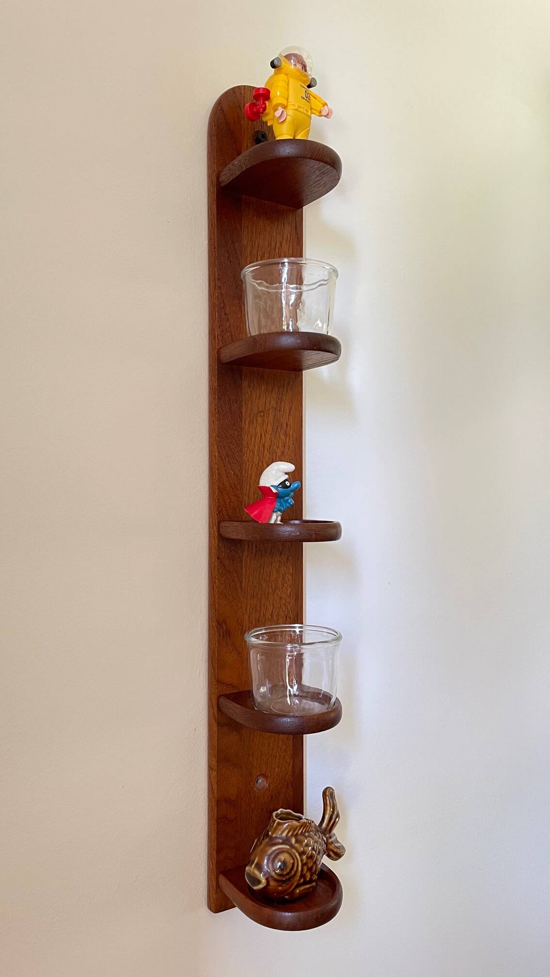 Scandinavian teak shelf by digsmed 1964 - denmark