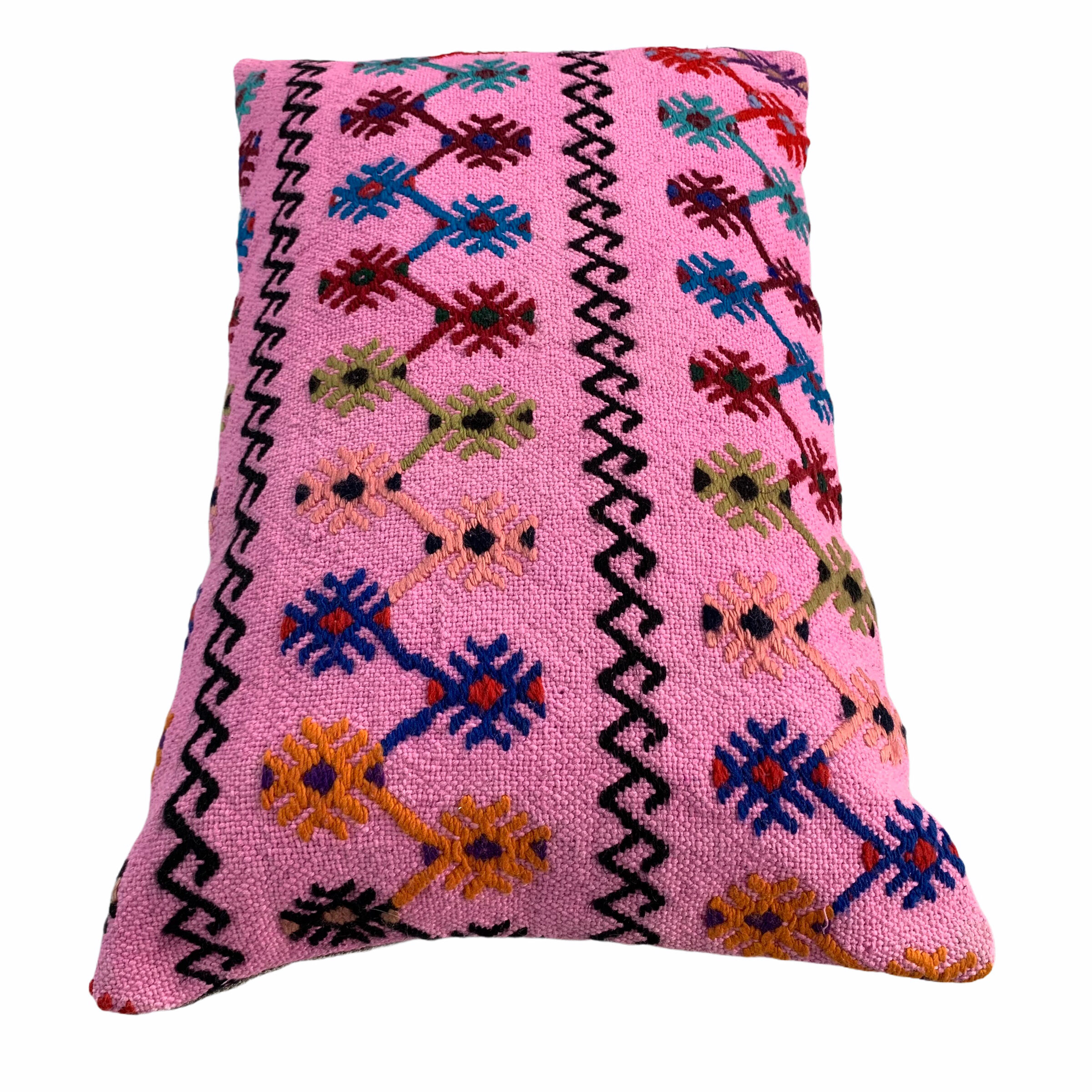 Vintage turkish handmade kilim cushion cover 40x60 cm