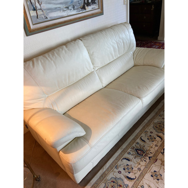 3 Seater Off White Leather Sofa Selency 3 Seater Off White Leather Sofa Selency, Off White Leather Sofa Bed