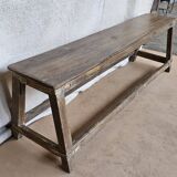 Old burmese teak bench