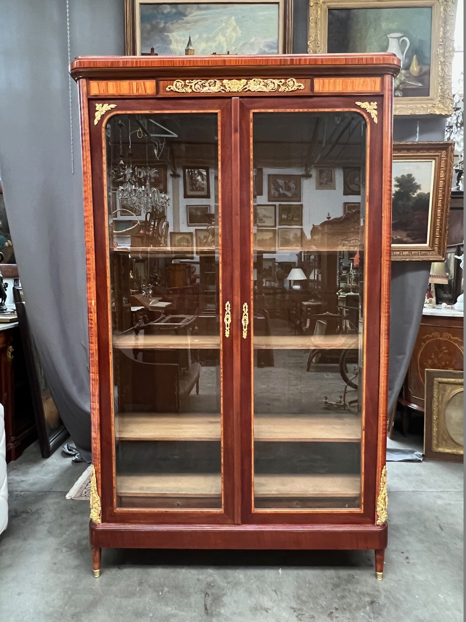 Napoleon III style library