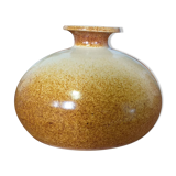 Vase ball soliflore in enamelled sandstone signed Vaser