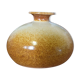 Vase ball soliflore in enamelled sandstone signed Vaser