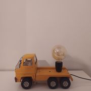 Lampe jouet camion Sanson vintage en métal