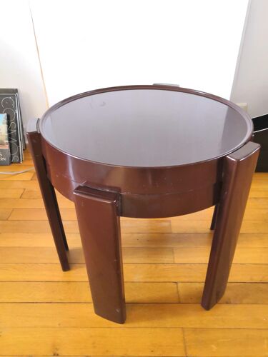 2 tables gigognes design années 70 made in Italy