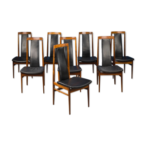 8 chaises danoises en - bois