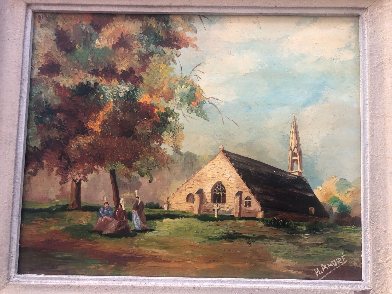 Breton landscape painting