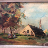 Breton landscape painting