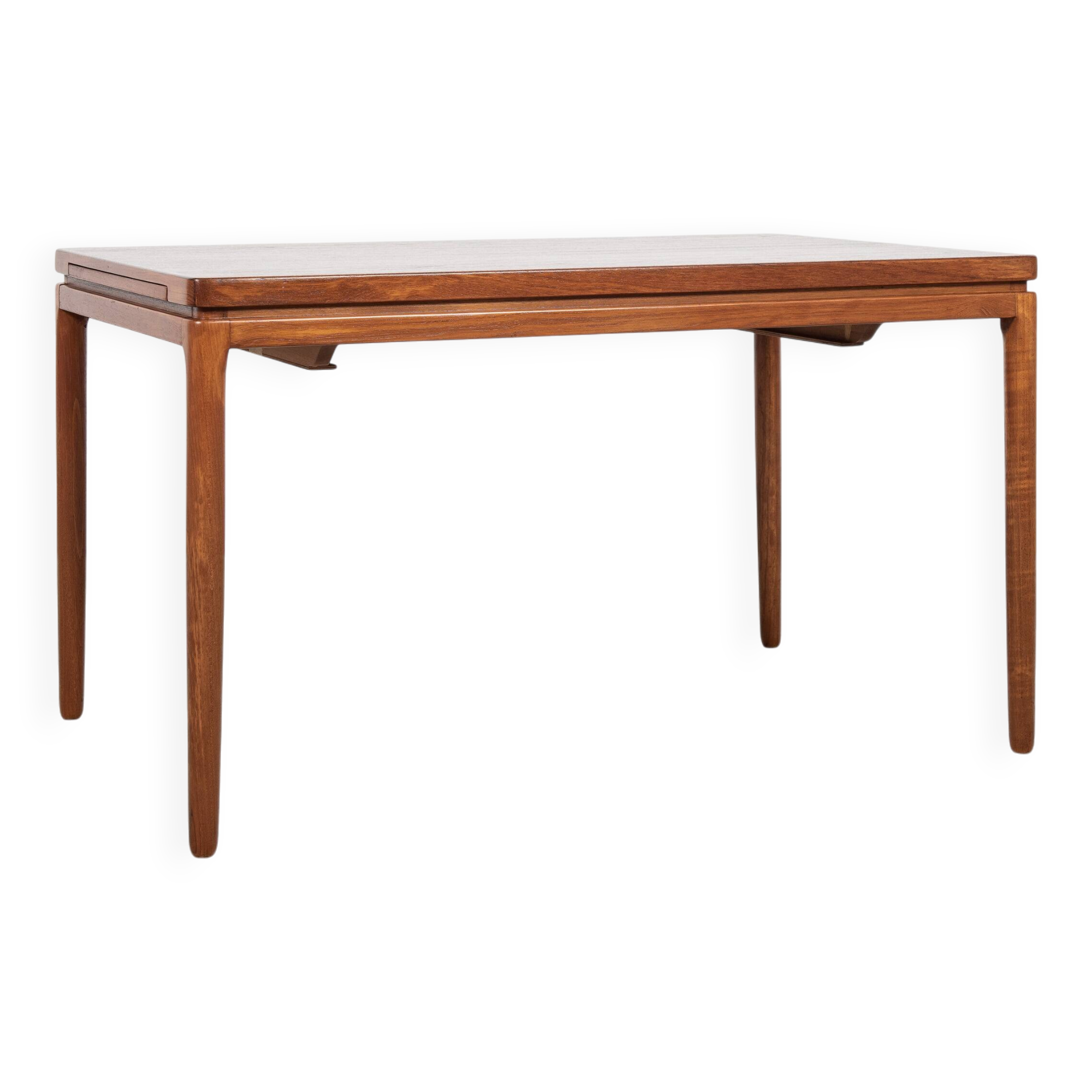 Midcentury Danish smaller dining table in teak by Christian Linneberg 1960s