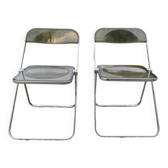 Plia chairs by Giancarlo Piretti for Castelli