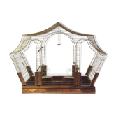 Volière cage à oiseaux vintage