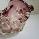 vintage purple glass ashtray