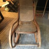 Rocking curved wooden flesh early 20th century