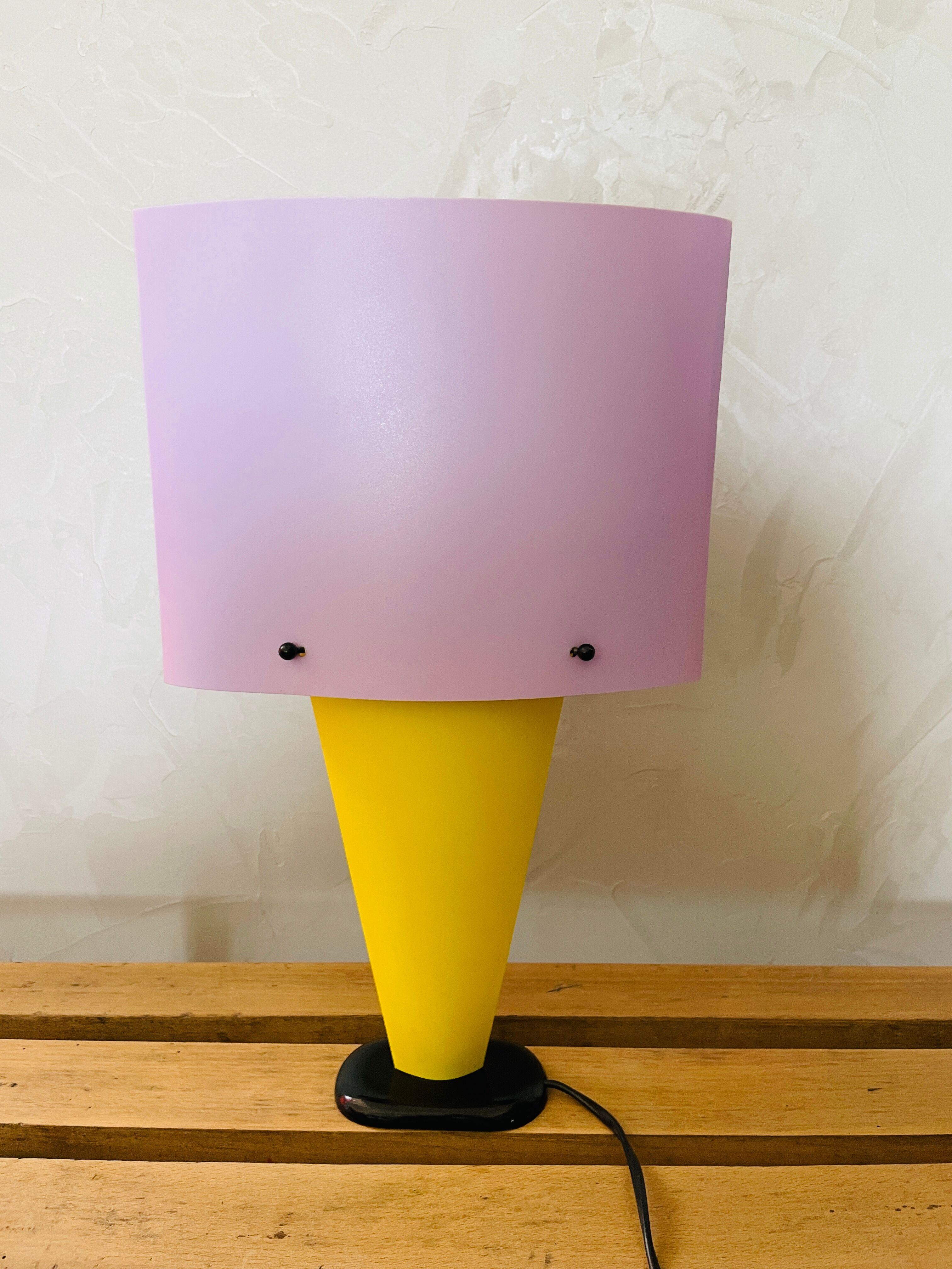 Vintage lamp P Tourancheau for axis paris 1980