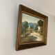 Tableau ancien, paysage provençal, signé, XXe siècle