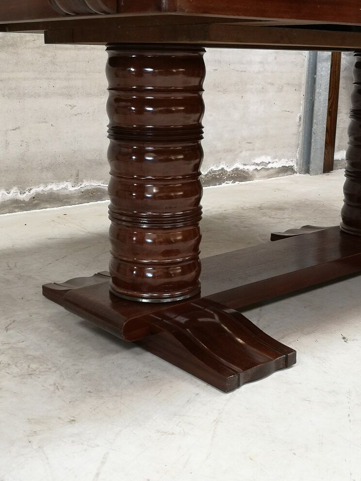 Mahogany desk by Gaston Poisson 1930 1940