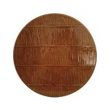 De Gien – Cheese plate “Straw Pattern”, France, 1950