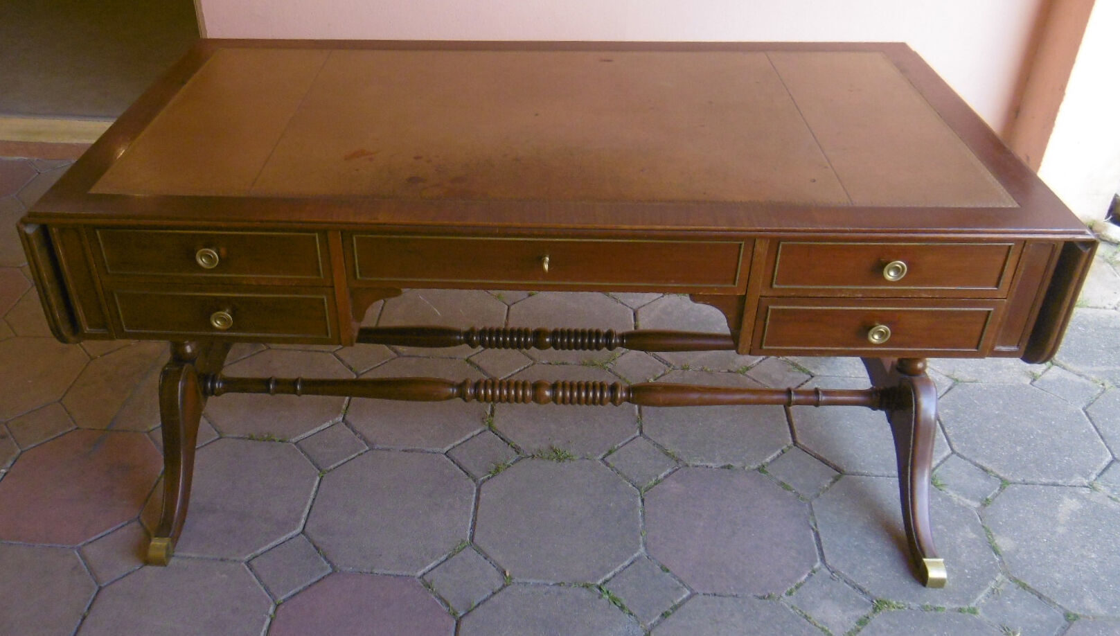 English style mahogany notary office