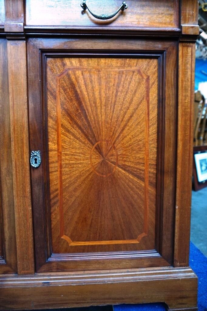 Rosel manufacturer brussel enfilade mahogany, marquetry.