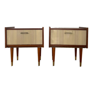 Paire de tables de chevet