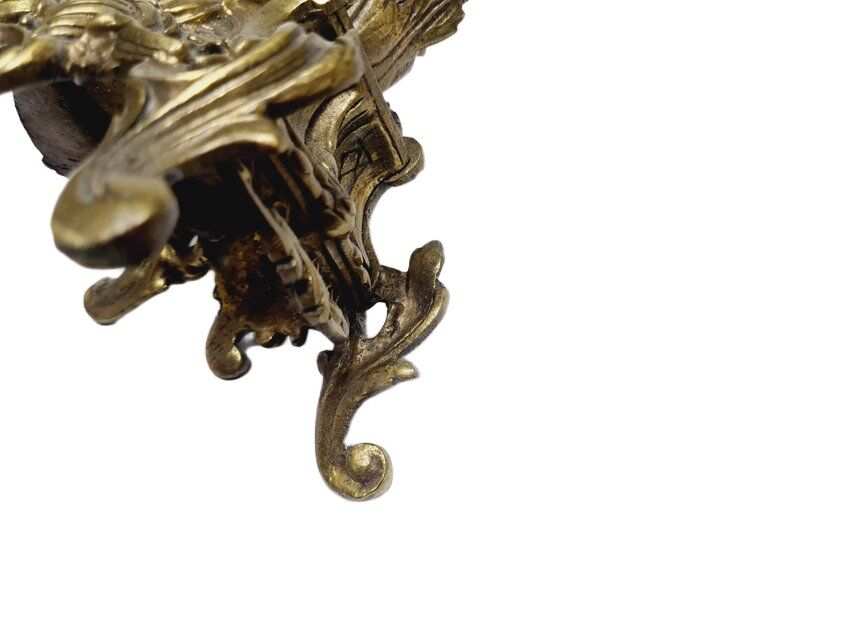 Rococo bronze bowl on stand, France, 1890s