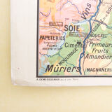 Old Jura school map and Rhodanian corridor