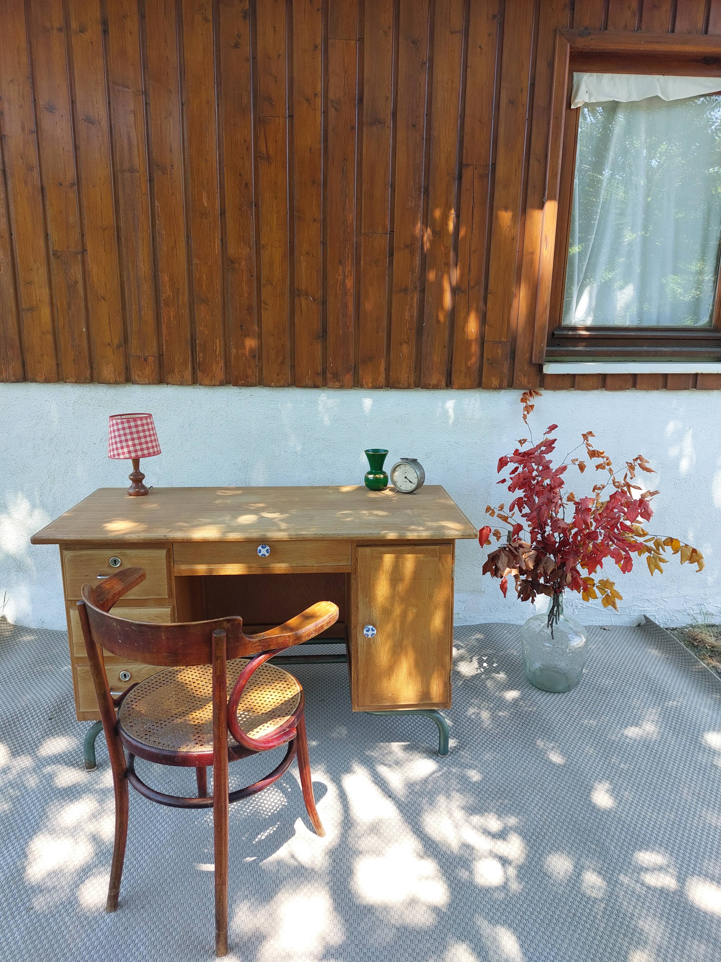 bureau maître d'école, vintage