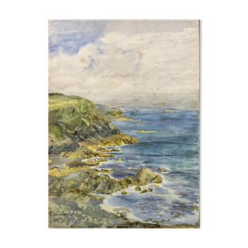 Painting painting seascape 1911