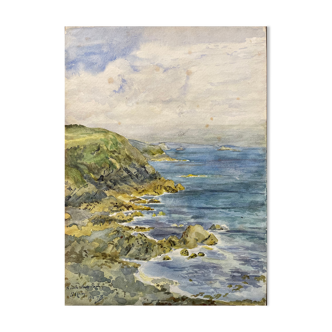 Painting painting seascape 1911