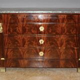 Commode Retour d'Egypte en acajou début XIX