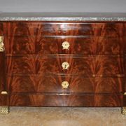 Return from Egypt chest of drawers in mahogany, early 19th century