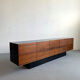 Mid century modern sideboard credenza brazilian rosewood veneer