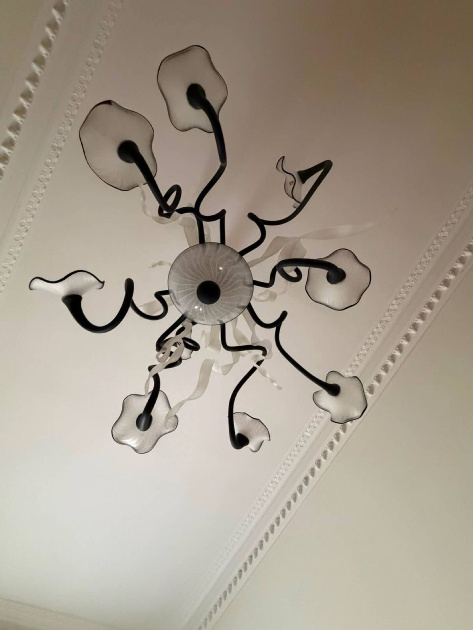 Lustre murano - moderne design - superbe - LED couleur chaude