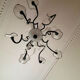 Murano chandelier - modern design - superb - warm white LED