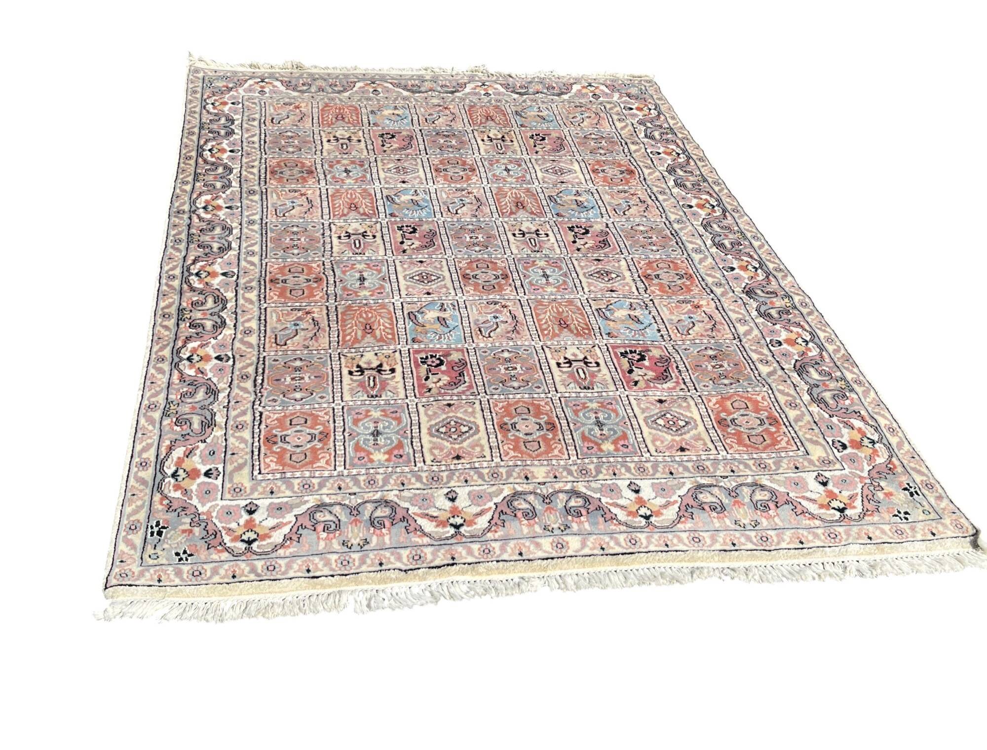 Authentic handmade oriental rug – 2.72 × 1.86
