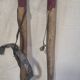 Ski et bâton en bois