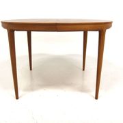 Walnut dining table, "Facett 3-132" Bertil Fridhagen, Sweden, 1960