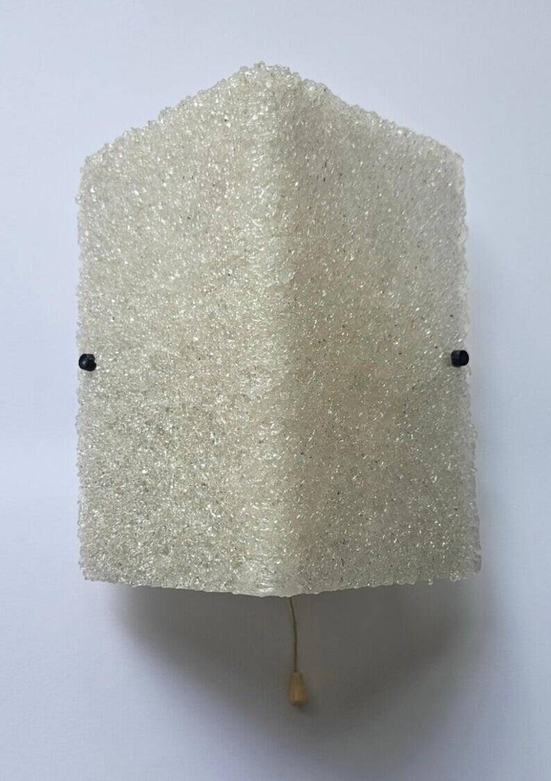 Rare Midcentury Lucite Wall Lamp Pokrok, 1960s