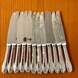 Christofle cluny ,12 couteaux à entremets fromage desserts 19,5 cm excellent état