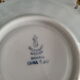 Lot de 8 tasses à café et sous-tasses en porcelaine Bavaria modèle China Blau