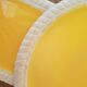 Longwy France Yellow Dessert Service