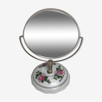 Miroir ancien bergère de france vintage années 50