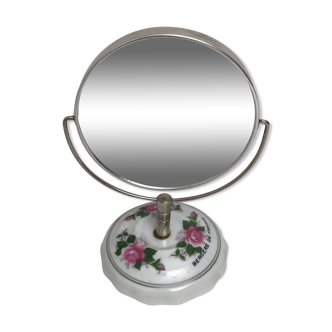 Miroir ancien bergère de france vintage années 50
