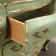Commode ancienne style baroque en bois laqué XXe siècle