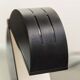 Desk lamp Disco in black plastic designed by Mario Bertorelle circa 1970