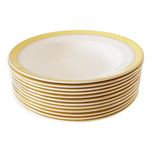 lot de 12 assiettes en