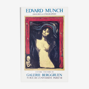 Affiche Edvard Munch 1985