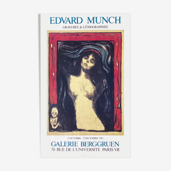 Poster Edvard Munch 1985