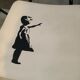 Paire de chaises 1950-60 street art