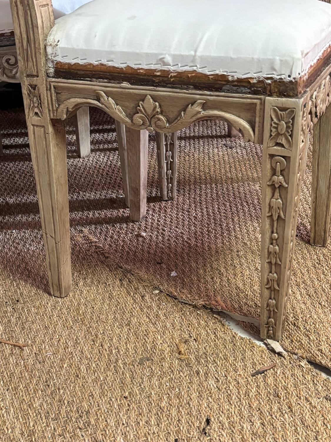 Set of 8 Louis XVI style chairs, late 19th century